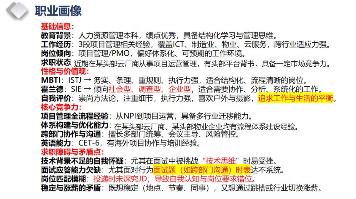 职业画像