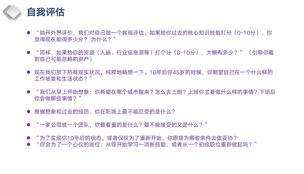 自我评估：强力问题