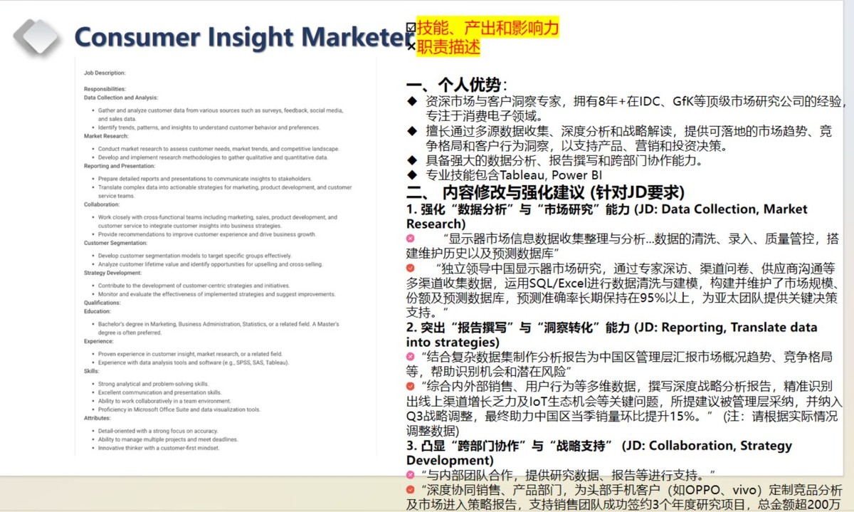 JD对照：内容修改与强化建议