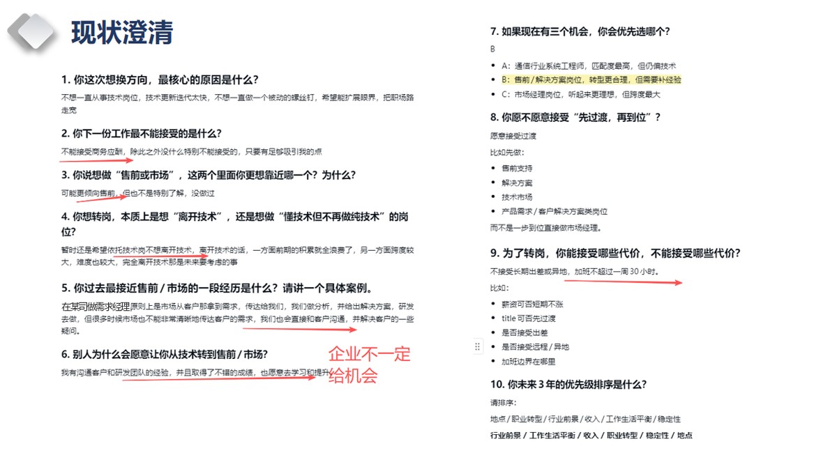 现状澄清 10 问